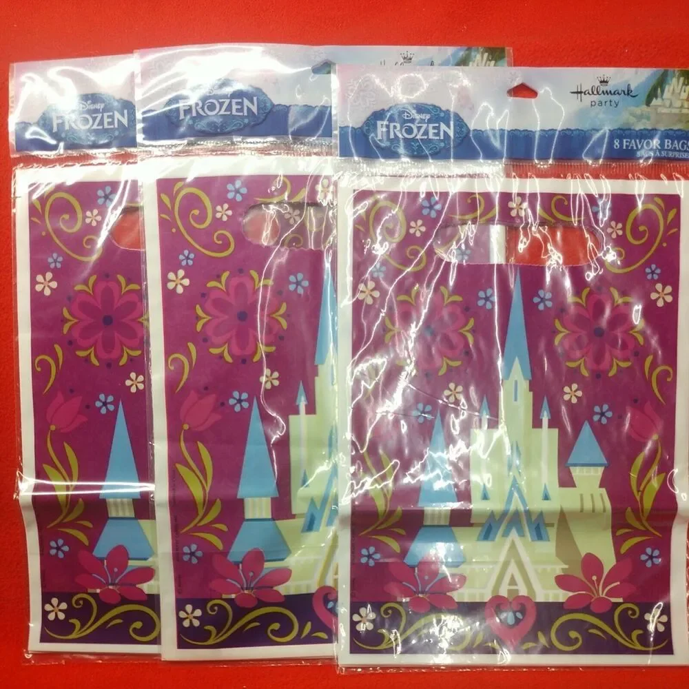 Disney FROZEN Birthday Party Favor Treat Candy‎ Loot Bags (24 Bags) New in Pkg C